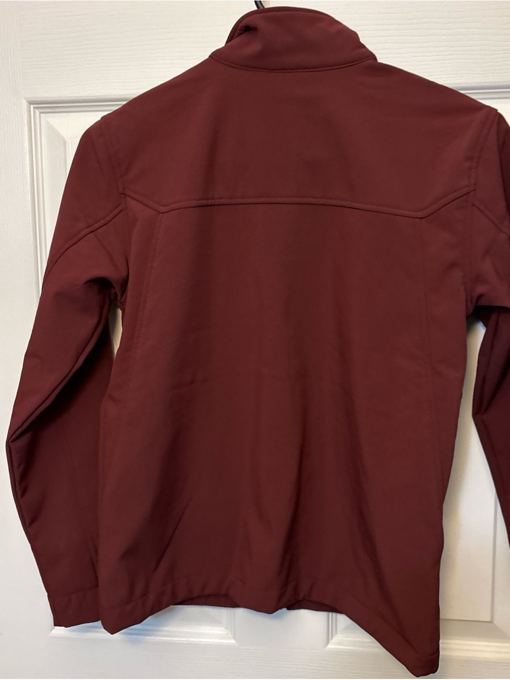 Ariat Youth Burgundy Fleece-Lined Softshell Jacket - Picture 3 of 4
